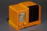 GLOBE Catalin Radio in Yellow w/ Translucent Tortoise - Rare